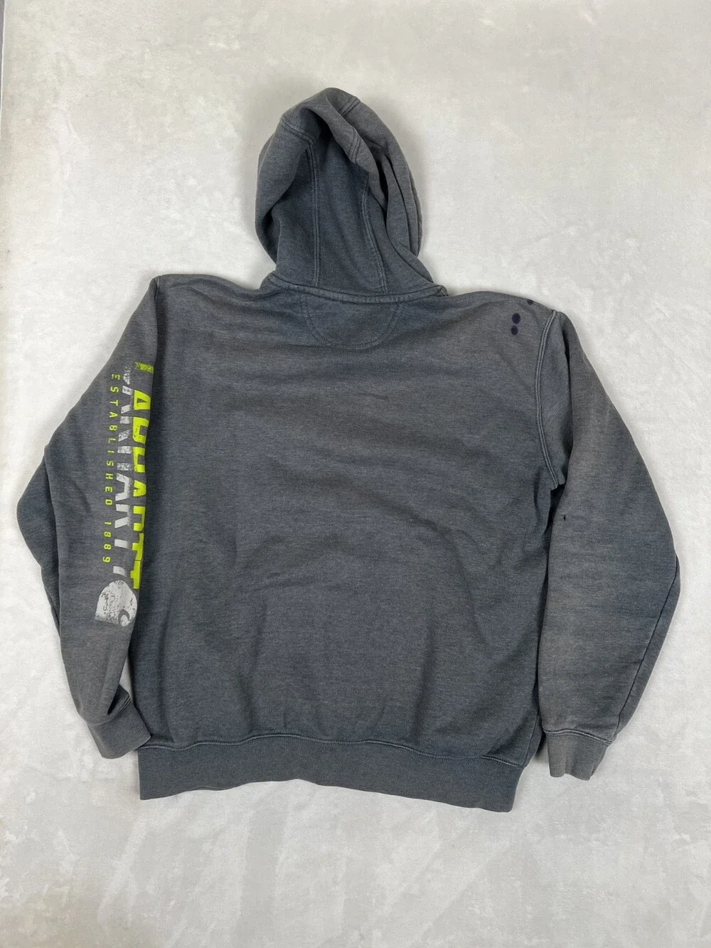 Carhartt shows wear